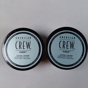 Lot of 2 American Crew Fiber 3oz Pliable Fiber with High Hold and Low Shine